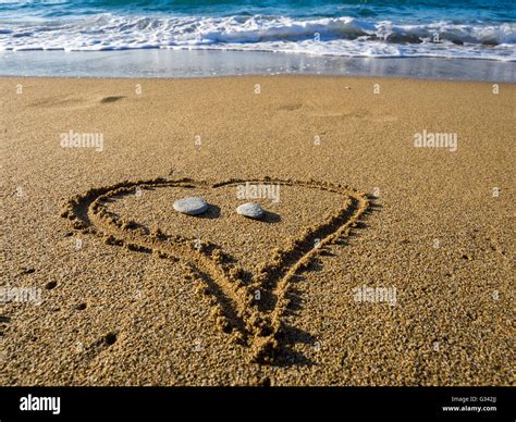 Love On The Beach Stock Photo Alamy