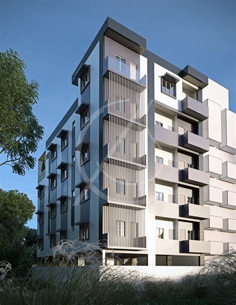 Vijaya Sky Residency Modern Apartment Exterior Design