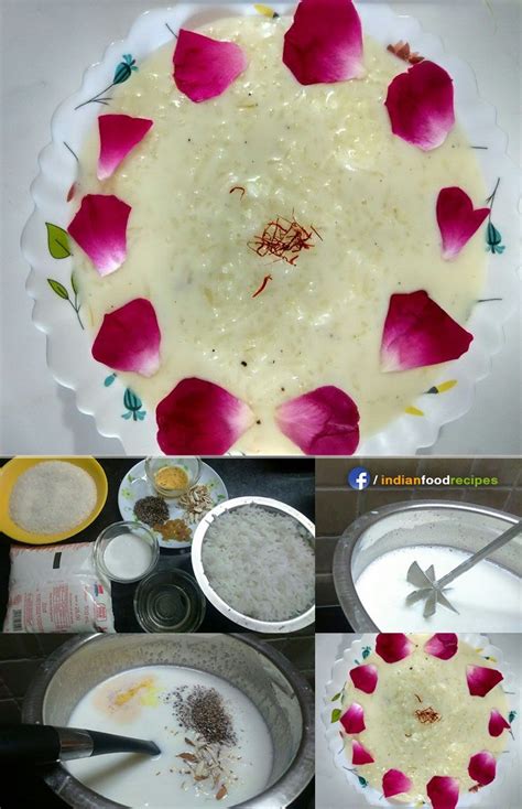 Kheer Rice Pudding Recipe Step By Step Pictures Indian Food Recipes