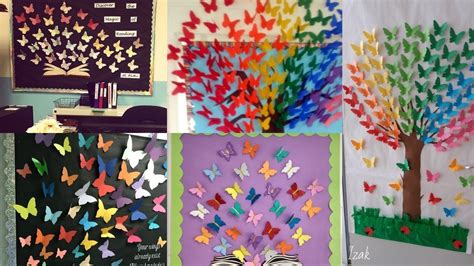 Diy Butterfly Classroom Decoration Ideaspaper Butterfly Craft