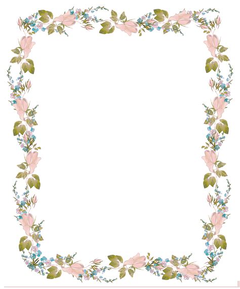 Most Popular Flower Border Frame Png Clipart Wedding Invitation The