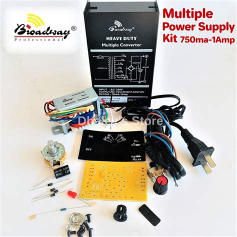 Broadway Power Supply Kit 750ma 3v 12v Diy Power Supply Kit Heavy Duty