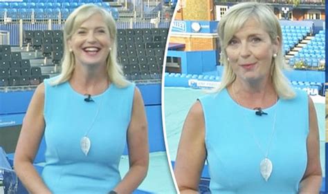 Bbc Weather Carol Kirkwood Sends Fans Into Frenzy With Busty Dress
