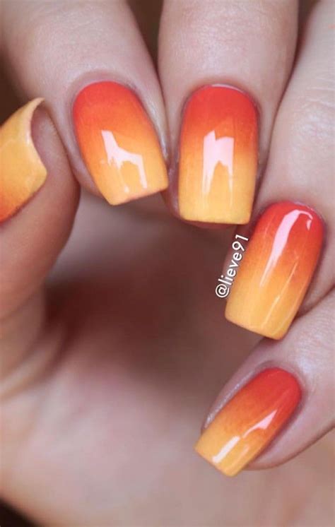 Bring Out Your Inner Sunshine With Orange And Yellow Nail Designs The