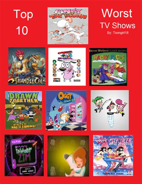 My Top 10 Worst Tv Shows By Littledoegiuli95 On Deviantart