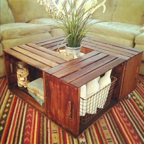 Team Gilster Diy Wood Crate Coffee Table Home Projects Home Crafts