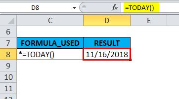 Today In Excel Formula Examples How To Use Today Function
