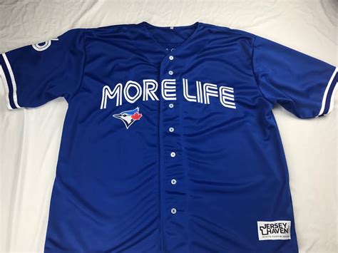 Jersey Haven “more Life” Baseball Jersey Jersey Haven