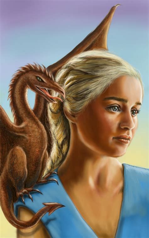 Khaleesi Her Dragon By AmazingStreetPaint Deviantart Com On
