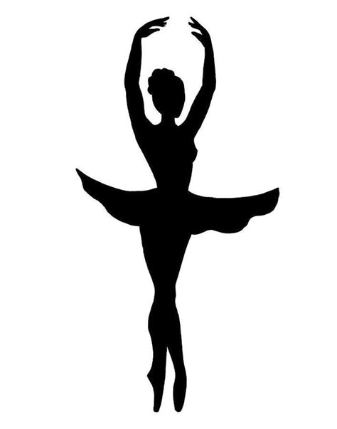 Ballerina SVG PNG Cricut Silhouette Digital File Etsy Silueta