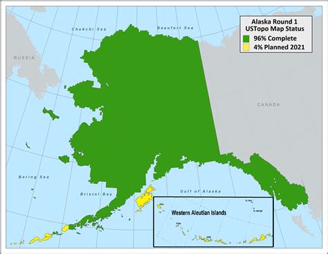 Alaska Us Topo Map Status February 2021 Us Geological Survey