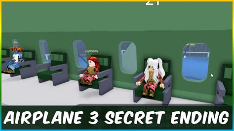 Airplane 3 Victory With Kitty ️ Roblox Airplane 3 Story Secret Ending