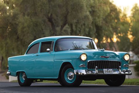 Ls2 Powered 1955 Chevrolet 150 2 Door Sedan 6 Speed For Sale On Bat