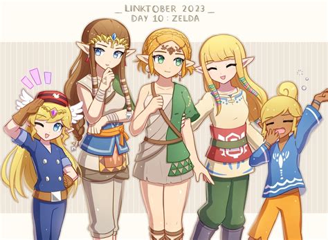 Link Princess Zelda Toon Link And Tetra The Legend Of Zelda And More Drawn By Enni Danbooru