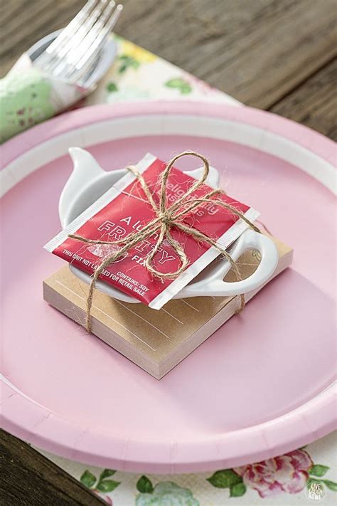 At this time of day, a menu might include: Fun favor idea for a tea party! livelaughrowe.com ...