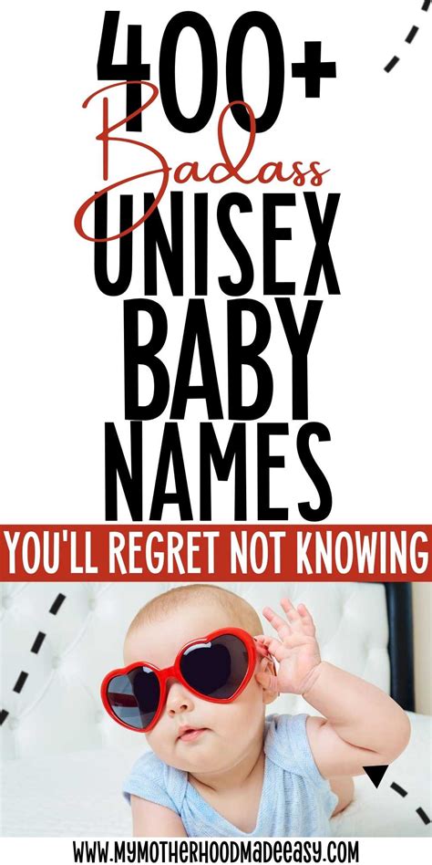 400 Unisex Baby Names My Motherhood Made Easy