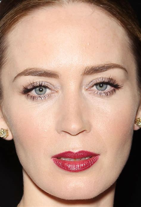 Close Up Of Emily Blunt At The 2015 New York Screening Of Sicario