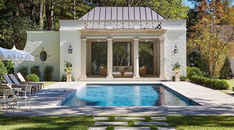 French Cottage Frenchstyle Frenchcottage Pool Houses Prefab Pool