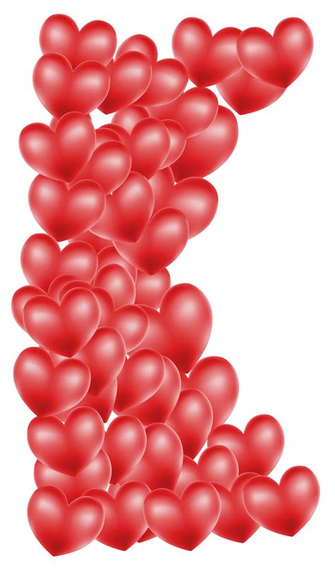 Free valentine's day pictures and clip arts. Valentines Day Red Hearts Decor PNG Clipart | Gallery ...