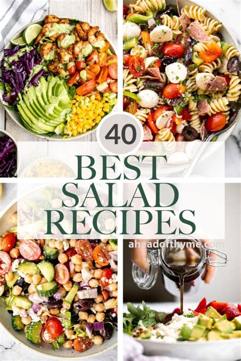 40 Best Salad Recipes Ahead Of Thyme