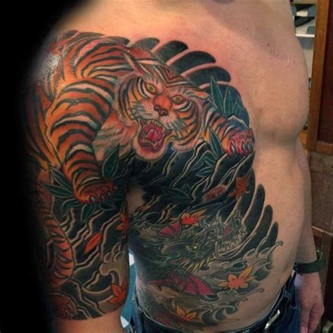 Maybe you would like to learn more about one of these? 40 Tiger Dragon Tattoo Designs For Men - Manly Ink Ideas