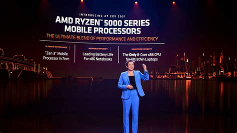 Ces 2021 Amd Announces Ryzen 5000 Series Mobile Processors Will Work 4 Games