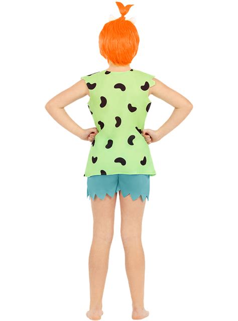 Pebbles Flintstone Costume For Girls Funidelia