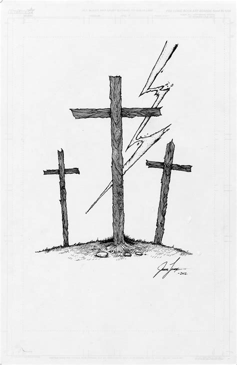 The cross tattoo is also easily recognized. Tattoo Commission Work- Pencils & Inks; John Russell ...
