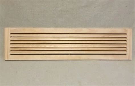 36x08 Wood Return Air Grille Panel Only