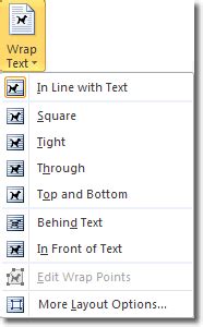 You might use one wide text box above the square shape, then two narrower text boxes, one on each side of the shape, and then another wide text box under the shape. Text Wrapping In Word