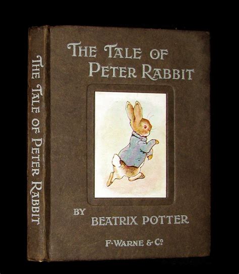 1903 Rare Book Beatrix Potter The Tale Of Peter Rabbit First Edi