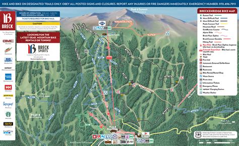 Breckenridge Nordic Center Map Lucretia Cheney