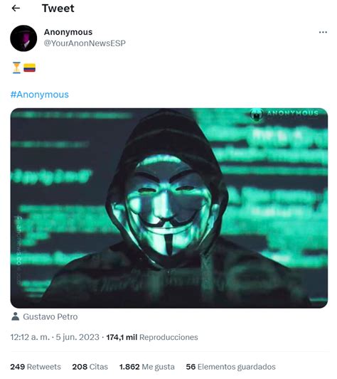 Anonymous Amenaza Al Gobierno De Gustavo Petro Con Revelar Elementos Clave Zenu Radio