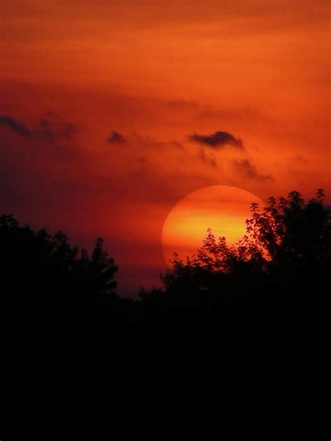 Dark Orange Sunset By Ticklemeimsexy On Deviantart