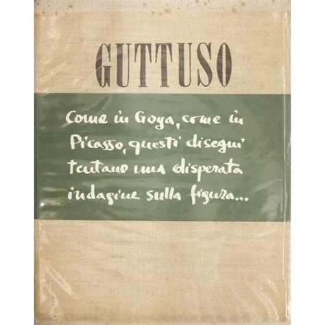 Guttuso 24 Disegni E 1 Tavola A Colori Libreria Antiquaria Giulio