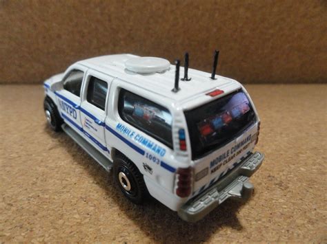 Matchbox Nypd Police Mobile Command Chevy Suburban Kitbash Slick Top