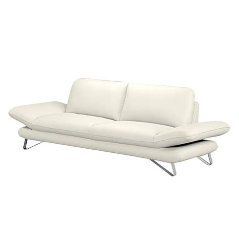 Weiße wohnlandschaften sofas günstig kaufen sofa weiß günstig das beste von mülleimer sichtschutz sam® sofa garnitur in weiß günstige 200 € vblifestyle4living ottomane sofa weiß günstig online kaufen bei yategoharms garden pleasure aalborg loungesofa weiß günstig online. Sofa Enzo (3-Sitzer) - Echtleder Weiß - Ohne Kopfstütze ...