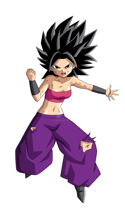 Caulifla Commission For Tomoshi2 By Krizeii Personajes De Dragon Ball Dibujos Dragones