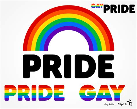 Gay pride svg, LGBT pride rainbow | svg, png, eps, dxf, pdf - ClipInk
