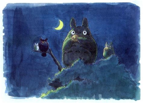 My Neighbor Totoro 100 Original Concept Art Collection Studio Ghibli