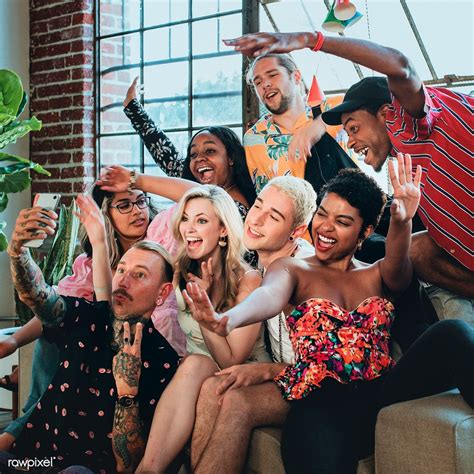 Diverse Group Of Friends Taking A Selfie At A Party Premium Image By Rawpixel Com Mckinsey