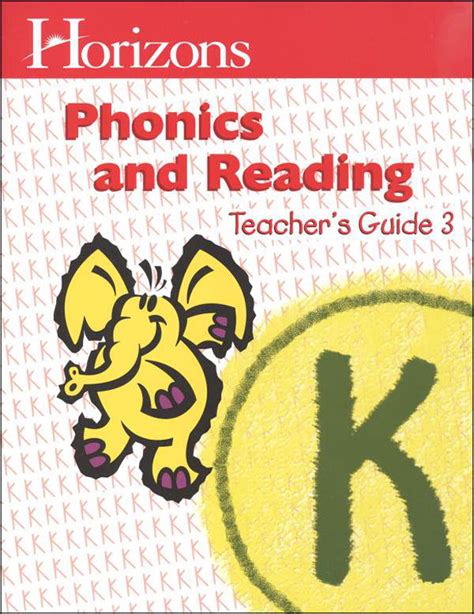 Horizons K Phonics And Reading Teacher Guide Book 3 Alpha Omega