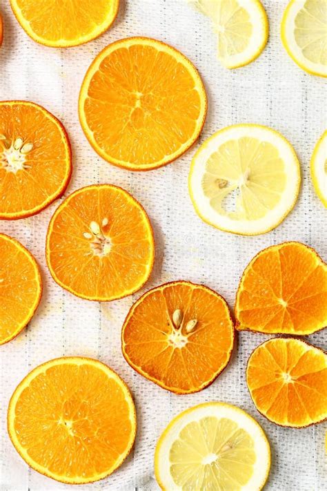 Sliced Orange And Lemon Stock Photo Image Of Sweet Sliced 52068998