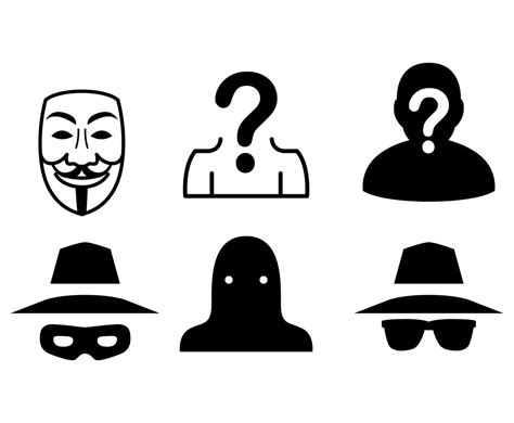 Find the perfect anonymous icon stock photos and editorial news pictures from getty images. Flat Black Anonymous Icon Vector Art & Graphics ...