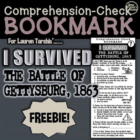 I Survived The Battle Of Gettysburg Book 7 Free Comprehension Check