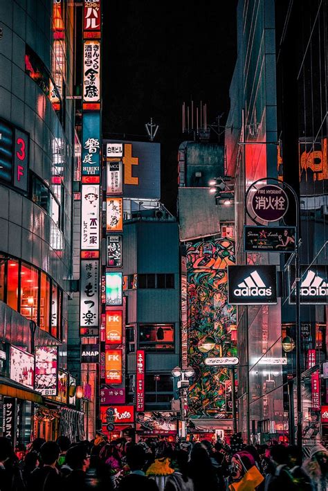 東京 Tokyo On Behance Aesthetic Japan City Wallpaper Aesthetic