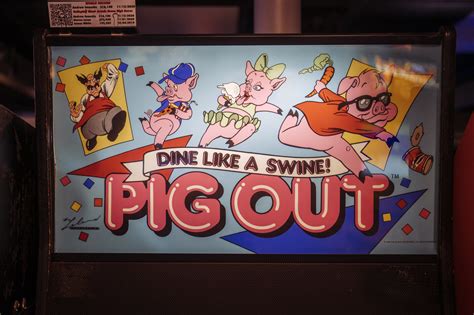 Pig Out Arcade Game Fonts In Use