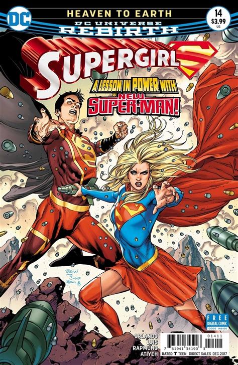 First Look Supergirl Bonds With New Super Man Dc