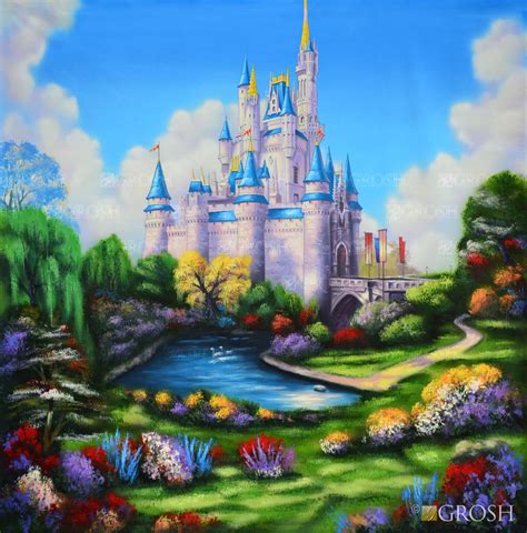 Fairytale Castle Backdrops For Rent Grosh S3504