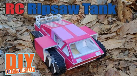 Time to make the control room. RC Ripsaw Tank DIY - YouTube